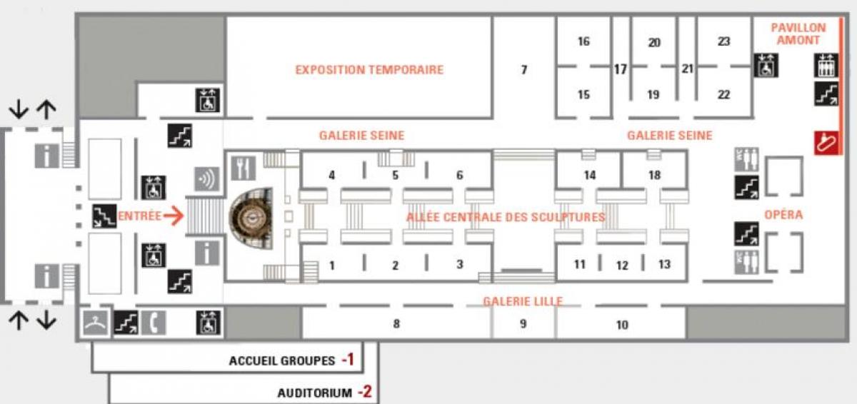 地图Musée d'orsay