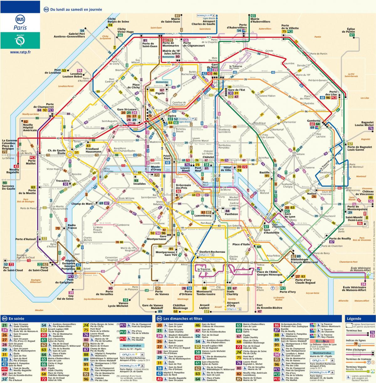 地图RATP巴士