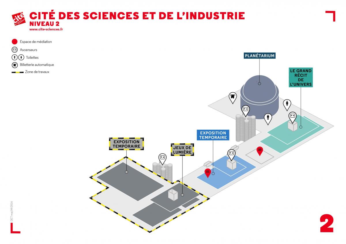 地图Cité des Sciences et de l工业级-2