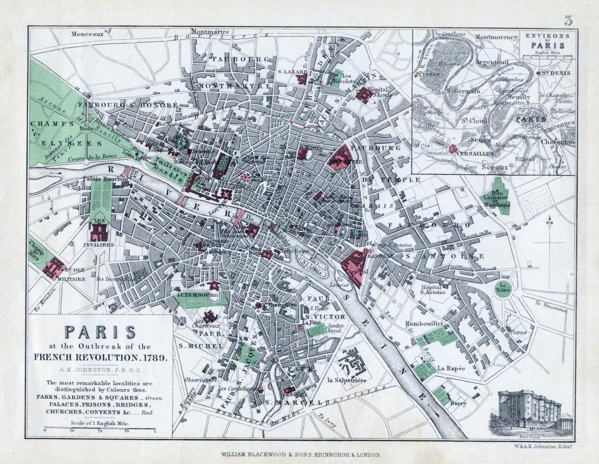 巴黎地图1789