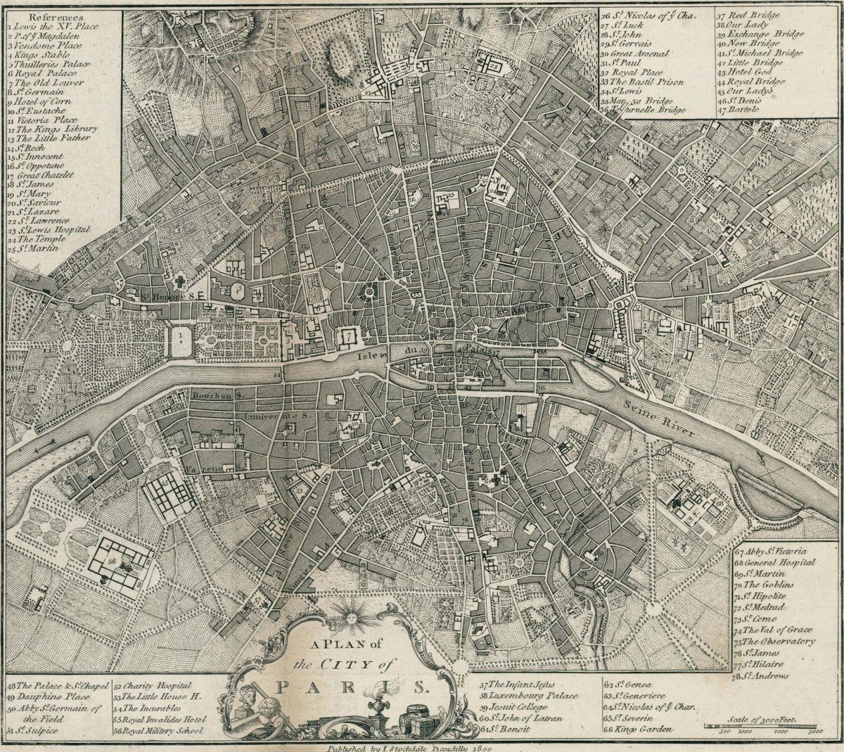 巴黎地图1800