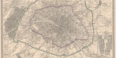 巴黎地图1850