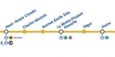 巴黎地图线地铁10