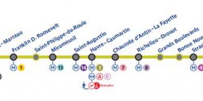 巴黎地图线地铁9