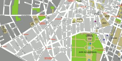 地图第6区的巴黎