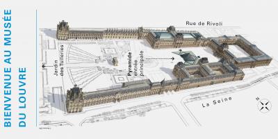 地图卢浮宫博物馆
